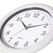 Clockswise 13.75 Inch Plastic White Round Silent, Non-Ticking Battery Operated Analog Wall Clock, 2PK QI004510.WT.2 - alternate 3